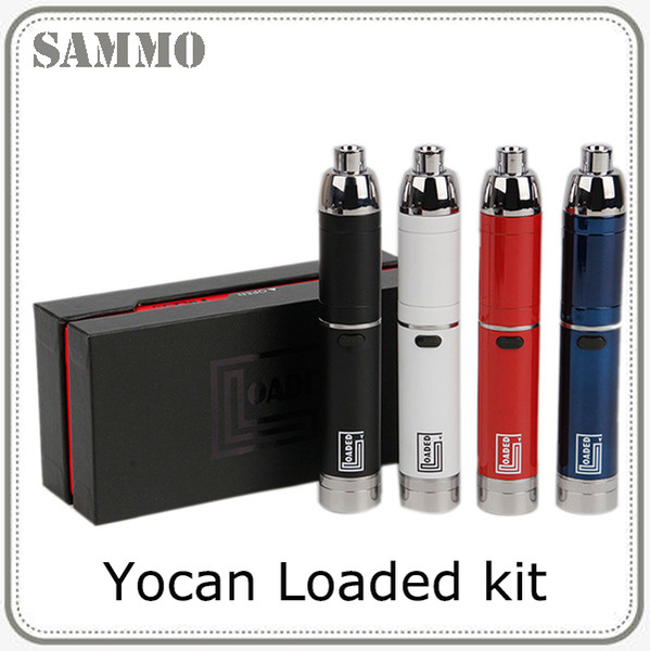 2019 Yocan Loaded Wax Vaporizer Kit 1400mAh Battery Concentrate Vape Dab Pen With Dual QUAD QDC Quatz Coil Kit 0268114-1