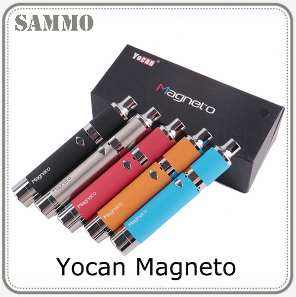 Yocan Magneto Kit 1100mAh Battery Magnetic Coil Cap Built-in Silicone Jar Ceramic Coil Wax Vapor Pen VS evolve plus clone 0268036