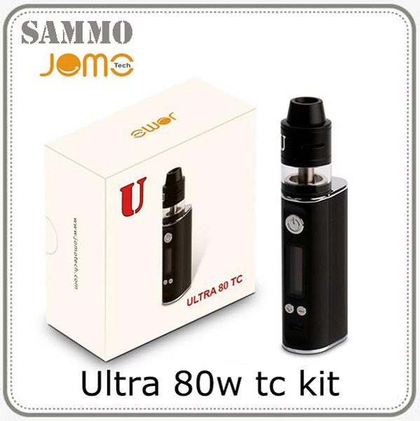 Genuine JOMO Lite 80w TC Box Mod Kit Whit Ultra RDTA Temperature Control Vaporizer VV VW Vape Starter Kits 0268033