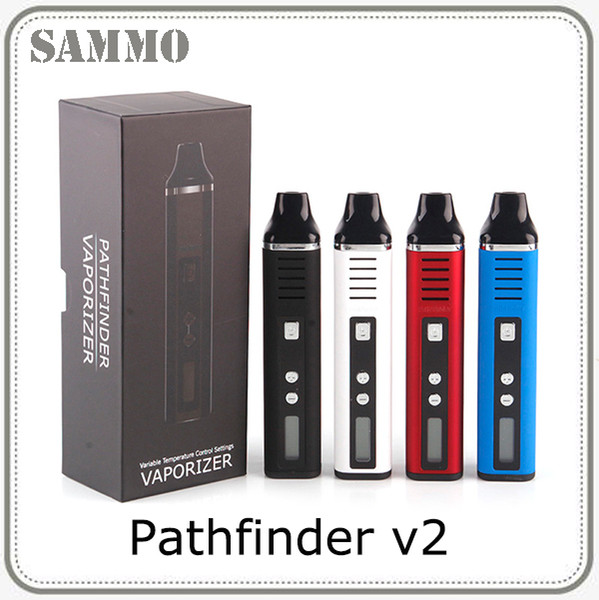 Pathfinder V II Dry Herb Vaporizer pen herbal Starter Kits hebe electronic cigarette Kit 2200mah vapor 510 Thread 0268059