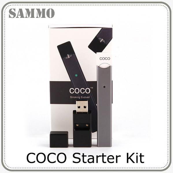 COCO SMOKING PEN Ultra Portable Vape Pen Empty Pods 4 Pods 400mAh Starter Kit For Vapor Pods Cartridge Vaporizer DHL Free 0268066-1