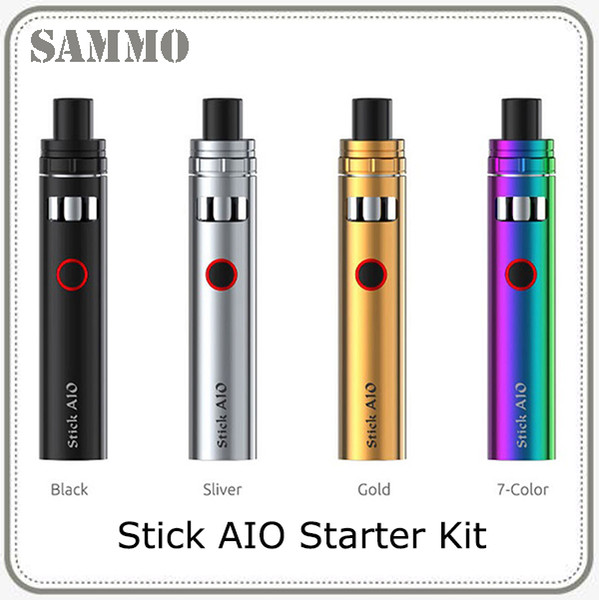 Stick AIO Kit Built-in 1600mAh Battery with 2ml Capacity Improved E-Juice Wicking Holes Standard Edition 0268081