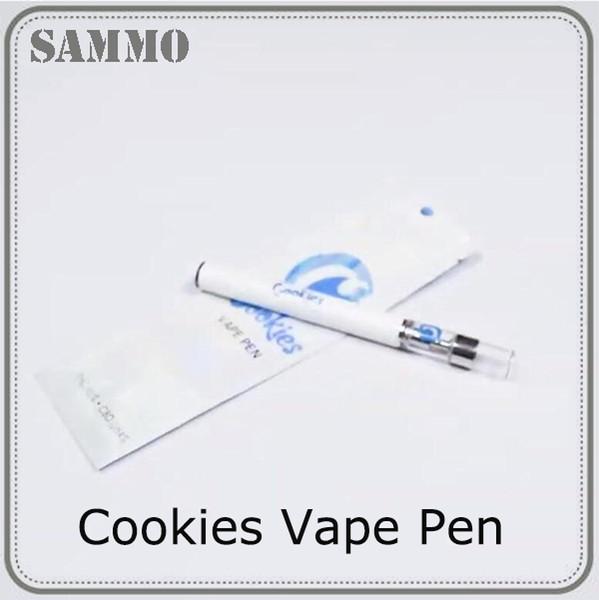 10 flavor for option Cookies Vape Pen Kit 350mAh Battery Disposable Thick Oil Cartridge 0.5ml Ceramic Coil 0268112-1