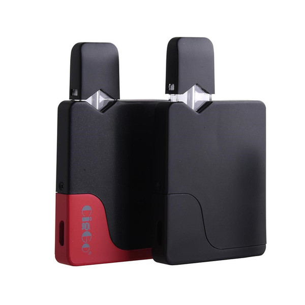 Original Authentic Ciggo J Box Pod System Kit 350mAh Battery Vape Mod 0.6ml Thick Oil Cartridge Pods Vaporizer Kits Genuine 703M-1