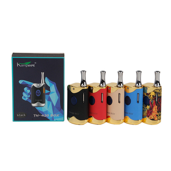 Original Kangvape TH-420 II Starter Kit 650mAh VV Battery Box Mod 0.5ml 92a3 Thick Oil Cartridge Tank Authentic Free DHL