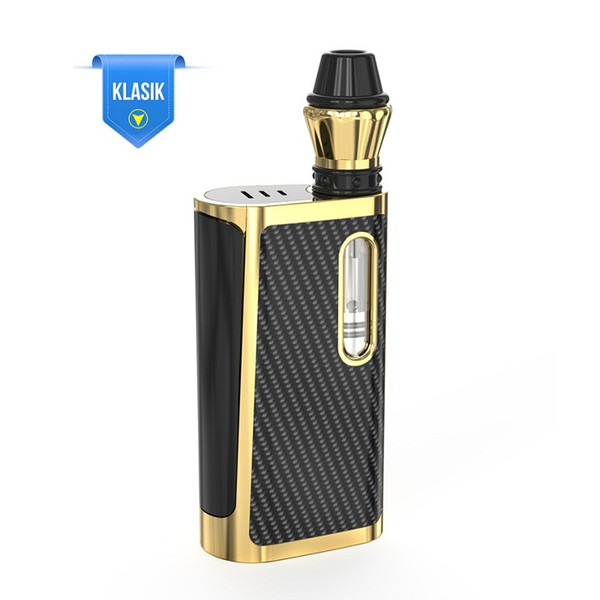 Klasik Vaporizer Kit 650mAh Preheat VV Variable Voltage Battery Box Mod 0.5ml Ceramic Coil Thick Oil Cartridges Authentic