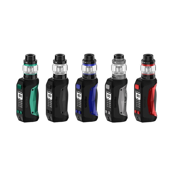 Original GeekVape Aegis Mini Kit VW TC 80W Built-in 2200mAh Battery Box Mod 5.5ml Cerberus Mesh Coil Tank Authentic