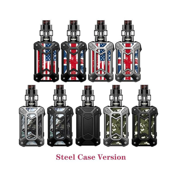 Original Authenic Rincoe Mechman 228W Vape Kit 23 Colors Dual 18650 Battery Powered E Cigarette Starter Kit with Mesh Coil Tank