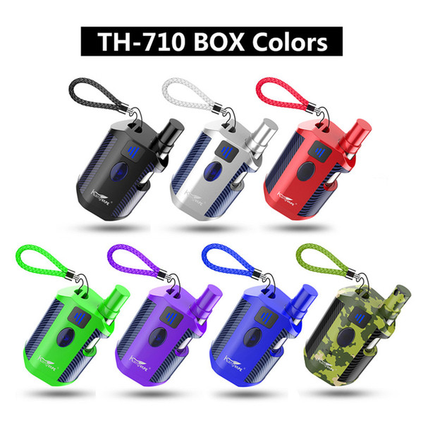 Original Authentic Kangvape TH710 Kit 650mAh Preheat VV Variable Voltage TH-710 Battery Box Mod 0.5ml Thick Oil 92a3 Cartridges