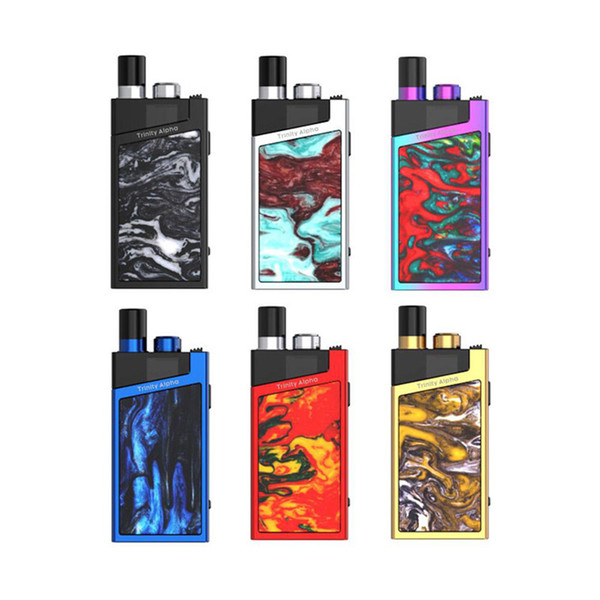 Original Trinity Alpha Pod System 1000mAh Portable Vape Device with 2.8ml Empty Cartridge Mesh Coil Authentic Vape Device Starter Kit