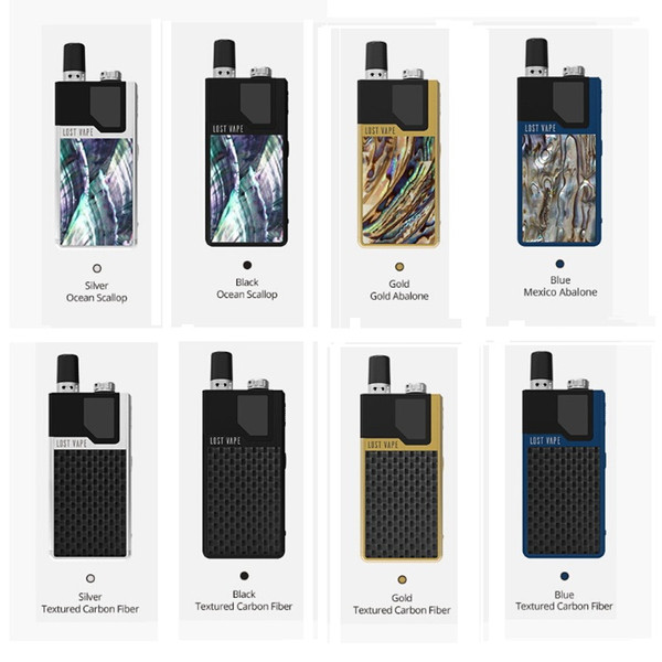 Original Lostvape Orion DNA Go Pod Kit 950mAh VV Variable Voltage Battery Box Mod 2ml Cartridge Vape Kits Authentic