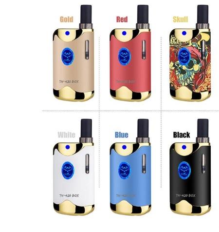 100% Original Kangvape TH-420 II Starter Kit 650mAh VV TH420 2 Battery Box Mod 0.5ml 92a3 Thick Oil Cartridge Tank Authentic free shipping