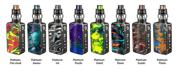 Katvapor VOOPOO Drag 2 Platinum 177W TC Kit Drag 2 Platinum Box Mod with UFORCE T2 tank U2 & N3 Coils 100% Original