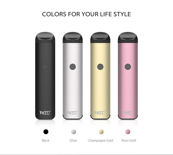 Original Yocan Evolve 2.0 E Cigarette Kits With 3 Pods 650mAh Preheating VV Battery Vape Pen Vaporizer For Thick Oil Ejuice Wax