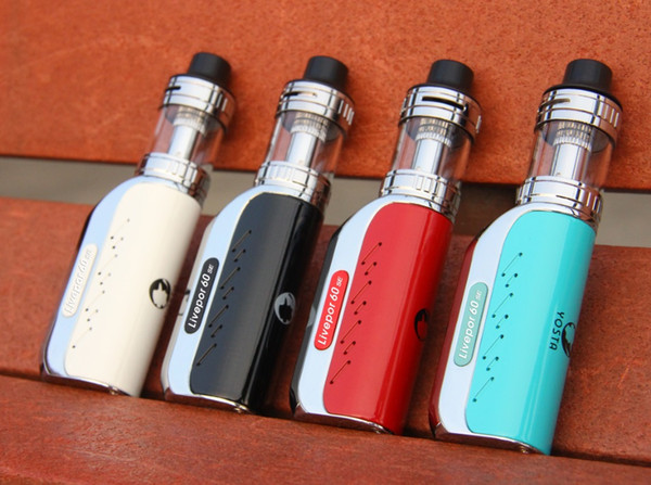 100% Original Yosta Livepor 60 SE Kit with IGVI T3 Atomizer 1500mah battery capacity TC Box Mod Temp Control 18650 Vapor Mod free shipping