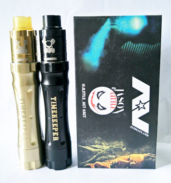 Newest Revolver Timekeeper Mod Electronic Cigarette Mechanical mod kits 24mm diameter fit 18650 Battery dhl free