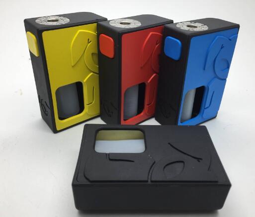 Newest S-Rabbit Styled 8ml BF Squonk Mechanical Mod Nylon material bf pin box mod with silicon ejuice bottle single 18650 battery DHL free