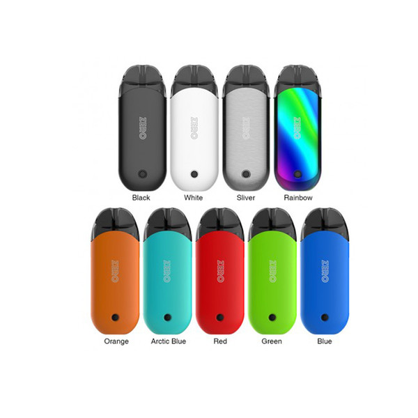 Zero Starter Kit 650mAh 9-12.5W with Refillable Tank 2ml Pods Built In Battery Vapor Electronic Cigarette