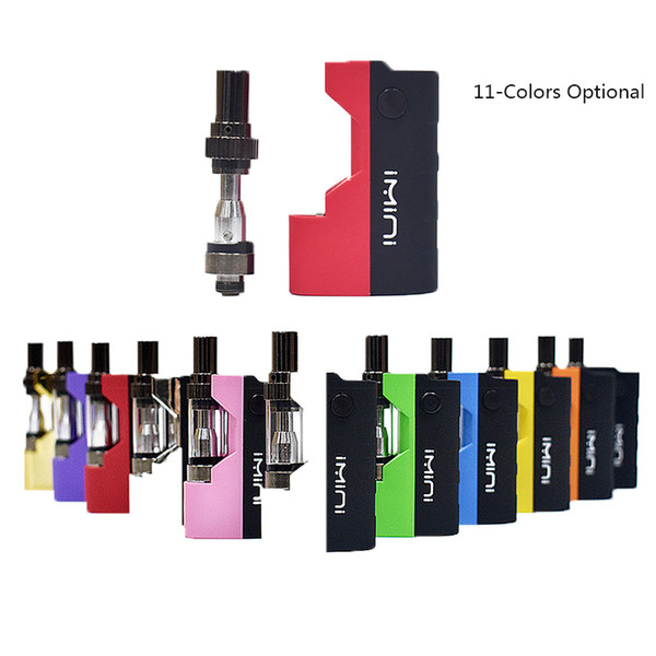 Original imini Thick oil Cartridges Vaporizer Kit 500mAh Box Mod Battery 510 Thread New Liberty V1 Tank Wax Atomizer vape pen Starter vapor