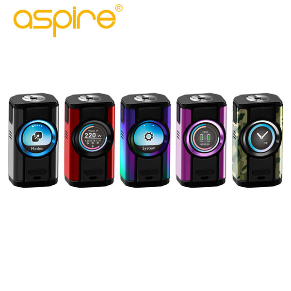 100% Original Aspire Dynamo Mod with a 2.0 inch TFT color screen accepts 20700,21700, and 18650 batteries