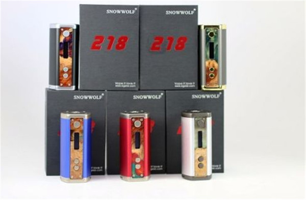 Authentic Sigelei Snow wolf 218 Vape mod snow wolf 218w box mod VS Sigelei fuchai 213 DHL Free