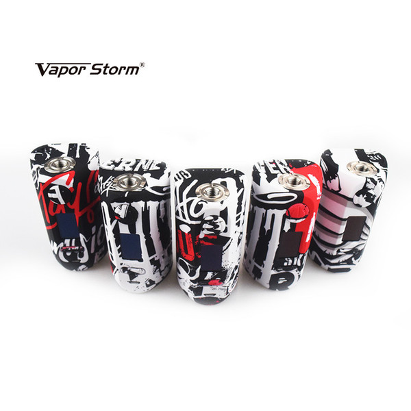 vape mods 200w storm230 box mod ecig colorful VW TCR bypass mode fashion e cigarette support dual 18650 big LED screen