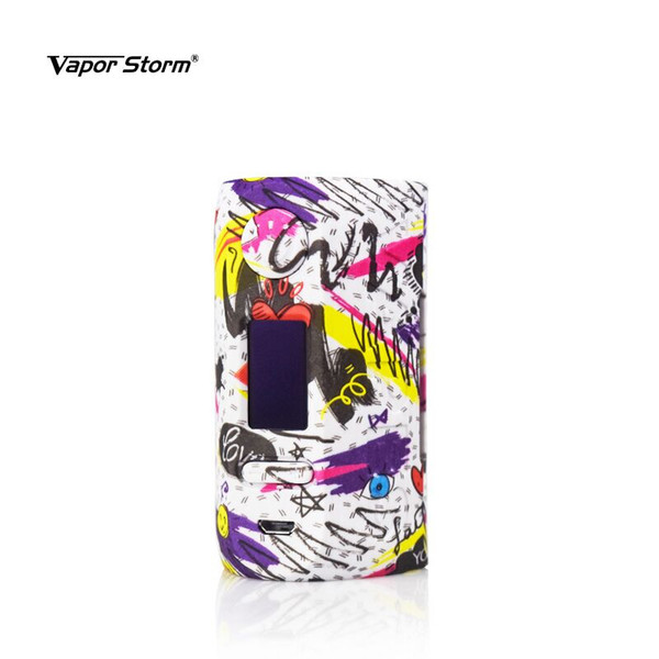 Vapor Storm 200w Vape Mods Storm230 Box Ecig Colorful VW TCR Bypass Mode Fashion E Cigarette Support Dual 18650 Big LED Screen