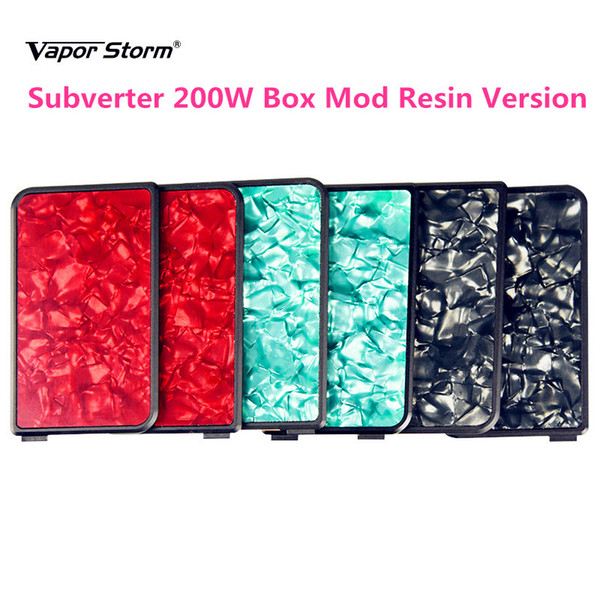 Vapor Storm Resin Version Subverter 200W Box Vape Mods Electronic Cigarette TC TCR TFR 0.9
8000
6 Inch Screen Plastic Cover Without 18650 Battery