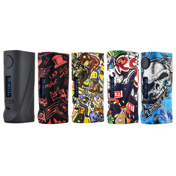 Original Vapor Storm ECO PRO 80W TC Mod Vaporizer Fashion Graffiti Box Mods For 510 RDA RTA RDTA Rebuildable Atomizer E Cigarette DHL