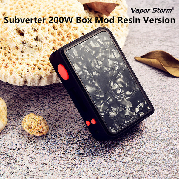 e cigarette Vapor Storm Subverter 200W Resin Version Box Mods Vaporizer TC TCR TFR 0.96 Inch Screen Plastic Cover Without 18650 Battery