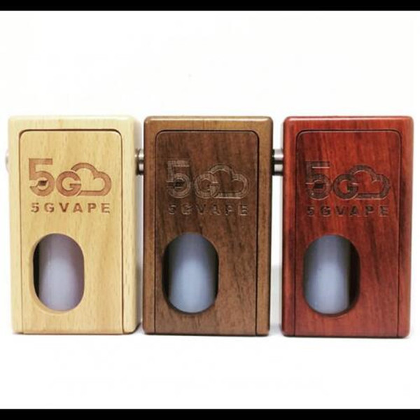 5GVape Supercar Squonk Box Mod multi colors with stable wood material 100% authentic suitable for all all kinds of rda atomizers