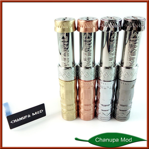 Chanupa Styled Stacked Hybrid mech mod multi colors for all kinds of RDAS 18650 style DHL shipping