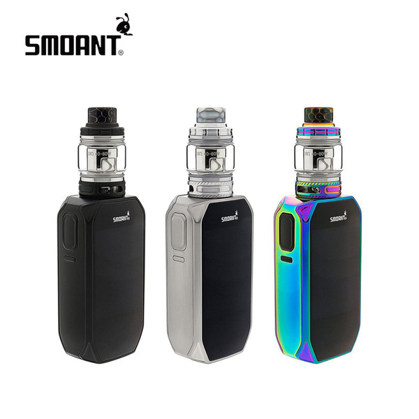 Authentic Smoant Naboo 225W Starter Kit VW TC Dual 18650 Battery 2.4inch Colorful Screen Mod 4ml Mesh Coil Tank