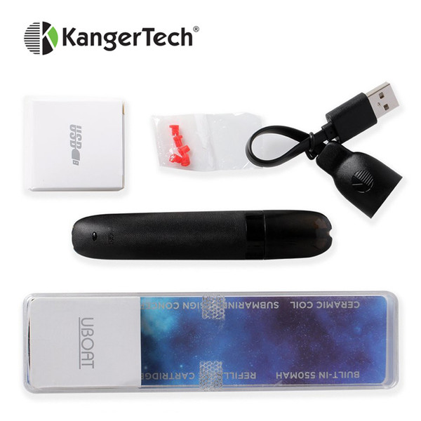 Original Kanger Uboat Starter Kit 550mAh Buit-in Battery with 2ml UBOAT Cartridge Automatic Air control Kangertech UBOAT Vaping System