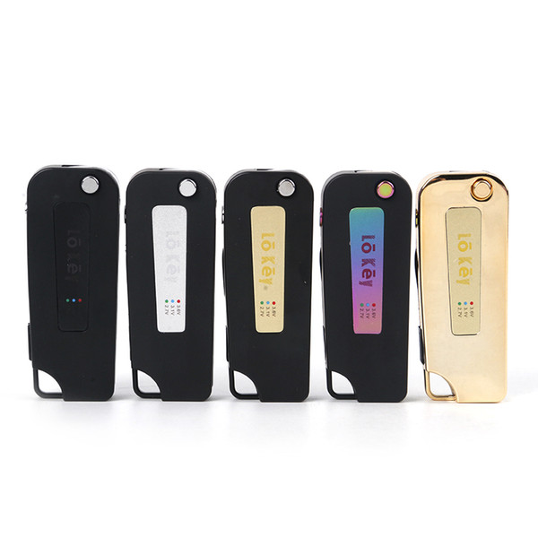 lo Key Box Mod Battery Lokey Vape 350mah preheating 3 setting Voltage 2.4-3.2-4.2V For All Vape Cartridges imini.So good ecigs