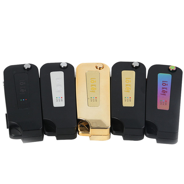 Hot selling lo Key Box Mod Battery Lokey Vape 350mah preheating 3 setting Voltage 2.4-3.2-4.2V For All Vape Cartridges imini