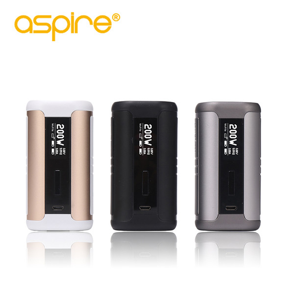 100% Genuine Aspire Speeder 200W box mod e cigarette fit for athos/cleito exo/rda atomizer