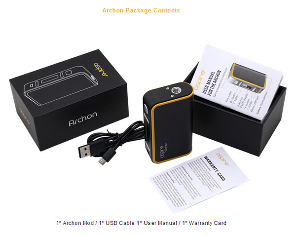 Aspire Archon Box Kit 2017 New product e-cgarettes