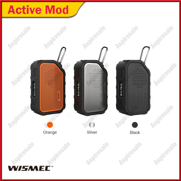 Electronic Cigarettes Waterproof 80W Wismec Active Bluetooth Music Box Mod Built-in 2100mAh Battery E-Cigarette Vape Vaporizer