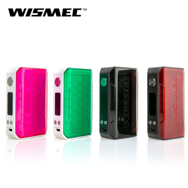 Retail Original Wismec SINUOUS V200 200W Box Mod Support Amor NSE Tank Powered By Dual Batteries Electronic Cigarette