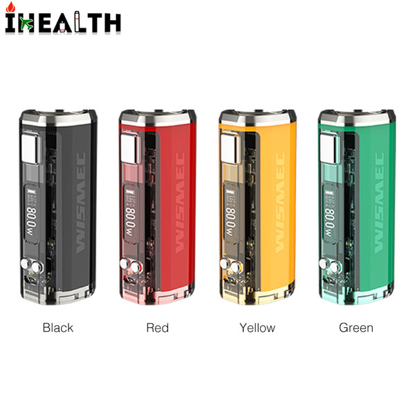 WISMEC SINUOUS V80 TC Box MOD 80W 2A quick charge with semi-transparent body NO battery included