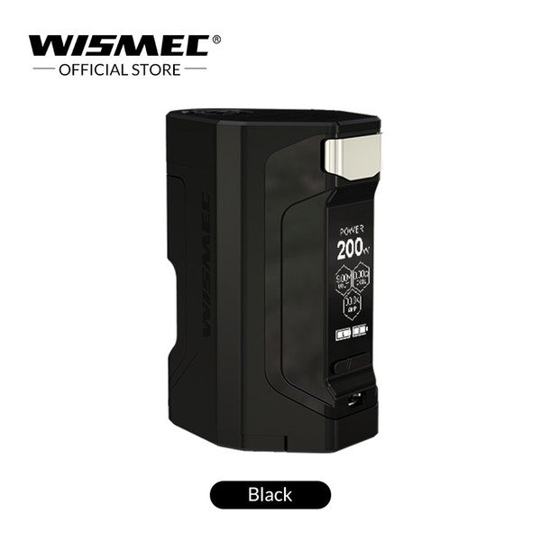 WISMEC Luxotic DF TC Box MOD with 200W Power & 1.3 Inch Display Squonk Mod Dual 18650 battery