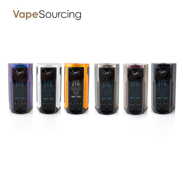 Retail Original WISMEC Reuleaux RX GEN3 Dual TC Box Mod Output 230W Wattage 510 Spring Loaded Connector Electronic Cigarette