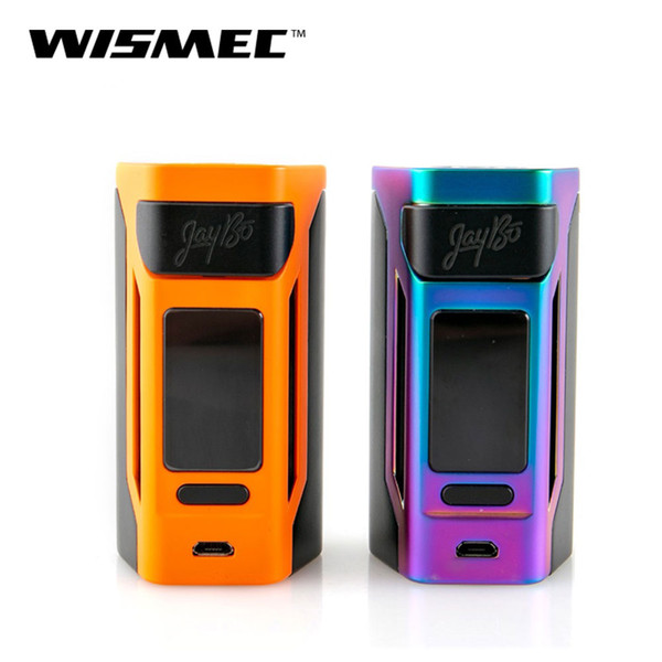 100%Authentic Wismec Reuleaux RX2 20700 TC Box Mod 200W Electronic Cigarette 1.3 inch display