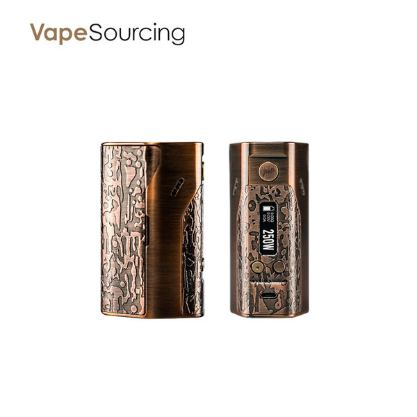 100%Authentic Wismec Reuleaux DNA 250 Box Mod Output Wattage 250W Evolv DNA250 TC/VW Mod no 18650 Battery E-Cig