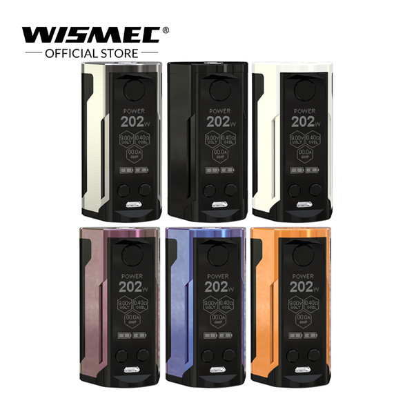 WISMEC Reuleaux RX GEN3 Dual vape mods 230W Output 18650 battery Electronic cigarette box mod with 1.3-inch large display