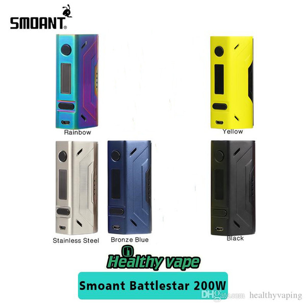 Original Smoant Battlestar 200W TC Box Mod Support Ni/Ti/SS/NC/TCR Match Smoant Mobula RTA update Smoant Charon