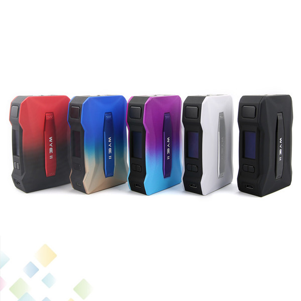 Original Tesla WYE II 215W Mod Teslacigs WYE 2 with 0.96 Inch OLED Screen Advanced PC-ABS Material Smarter Chip DHL Free