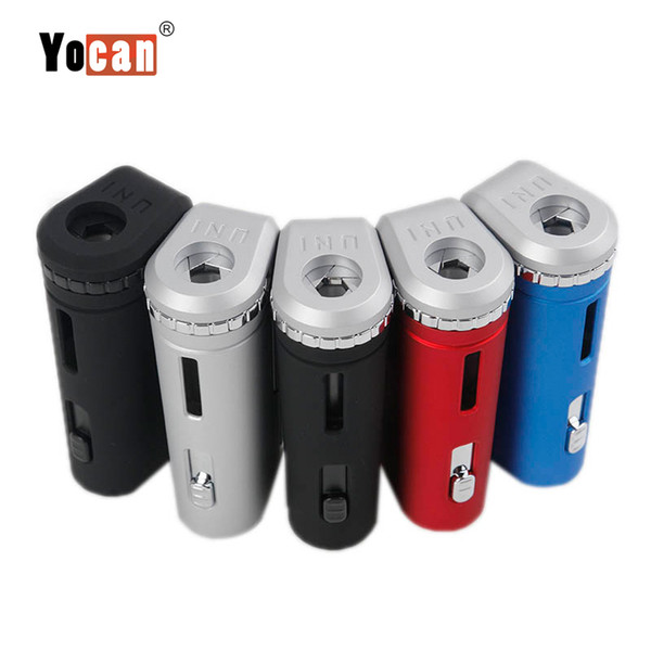 Newest 2019 Original Yocan UNI Vape Mods Battery 650mAh Universal 510 Thread Vaper Box Mod VV Battery For All Oil Atomizer Vape Mod