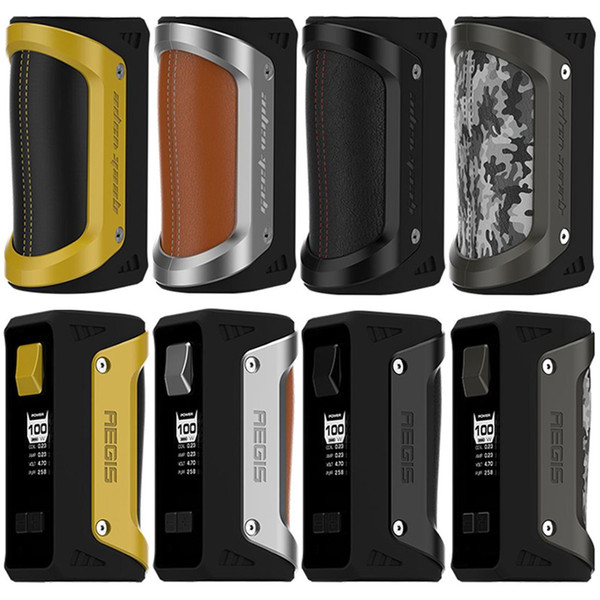 Authentic GeekVape Aegis Box Mod 100W TC Waterproof Shockproof Dust-proof Design Supports 18650 26650 Cell Battery